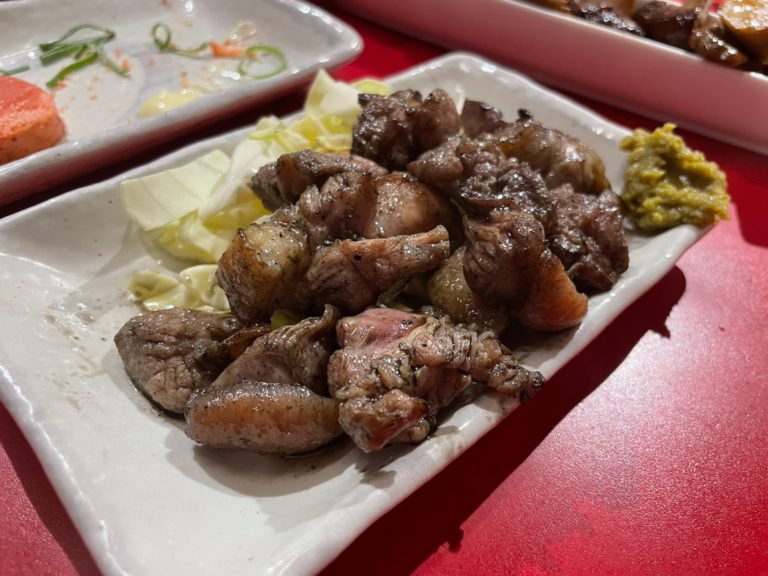 みやざき地頭鶏の炭火焼き